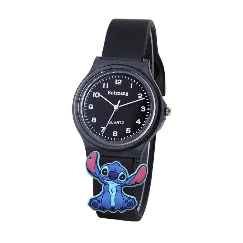 Anime Watch Kawaii Lilo & Stitch Boys Girls Watches Kids Minimalist Cute Children Cartoon Wristwatches Gifts for Kids Girl Clock