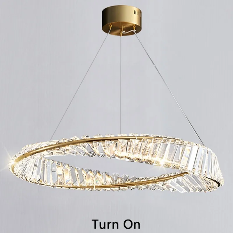 Luxury Gold Chandelier Ceiling Lamps For Living Room Bedroom Crystal Chandelier Winfordo Lighting