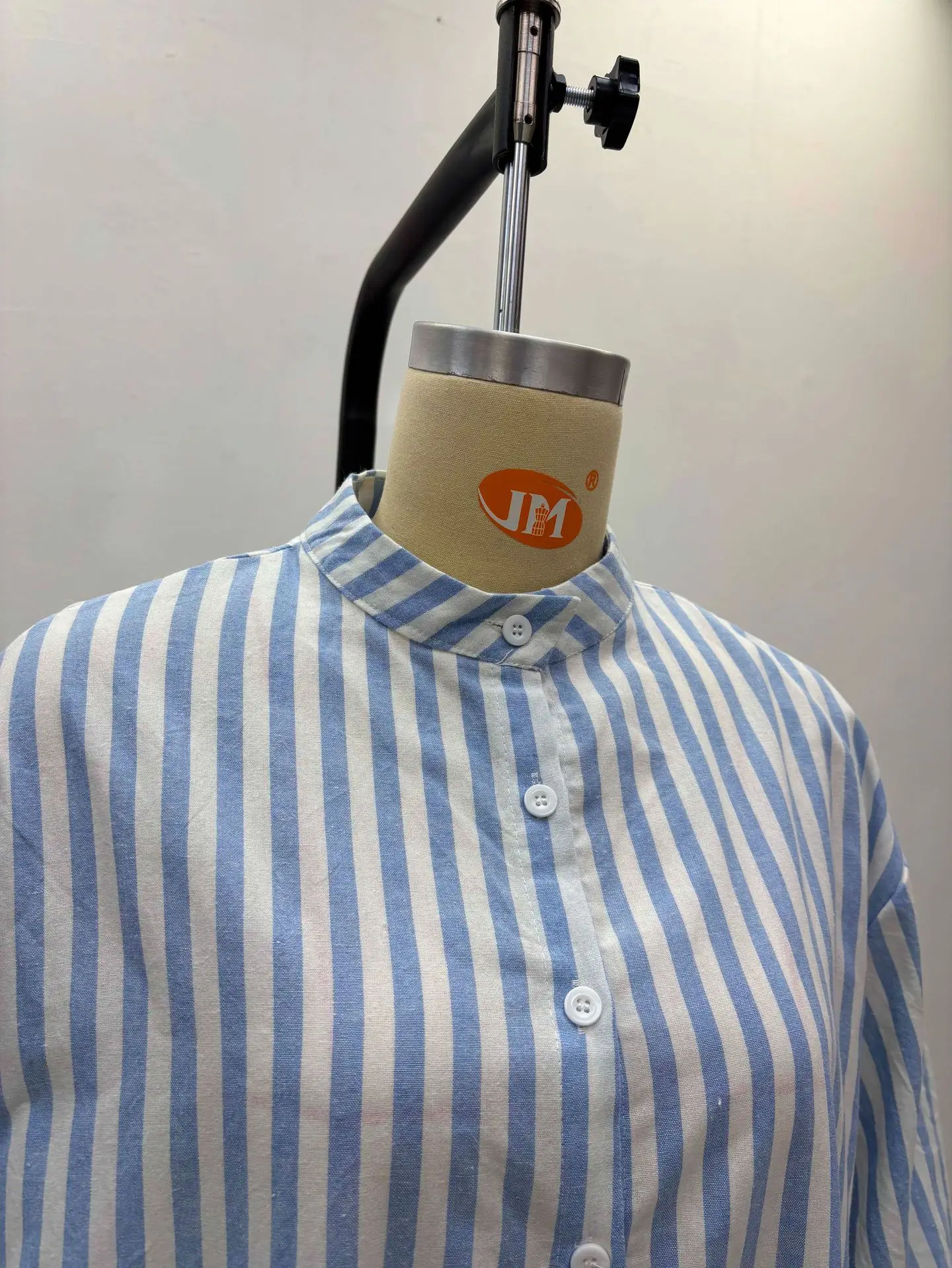 فستان نسائي طويل فساتين قميص عالية الخصر من Vestidos Y2k ملابس الشارع مخططة أنيقة بأكمام قصيرة للحفلات الليلية والعمل غير الرسمي #6