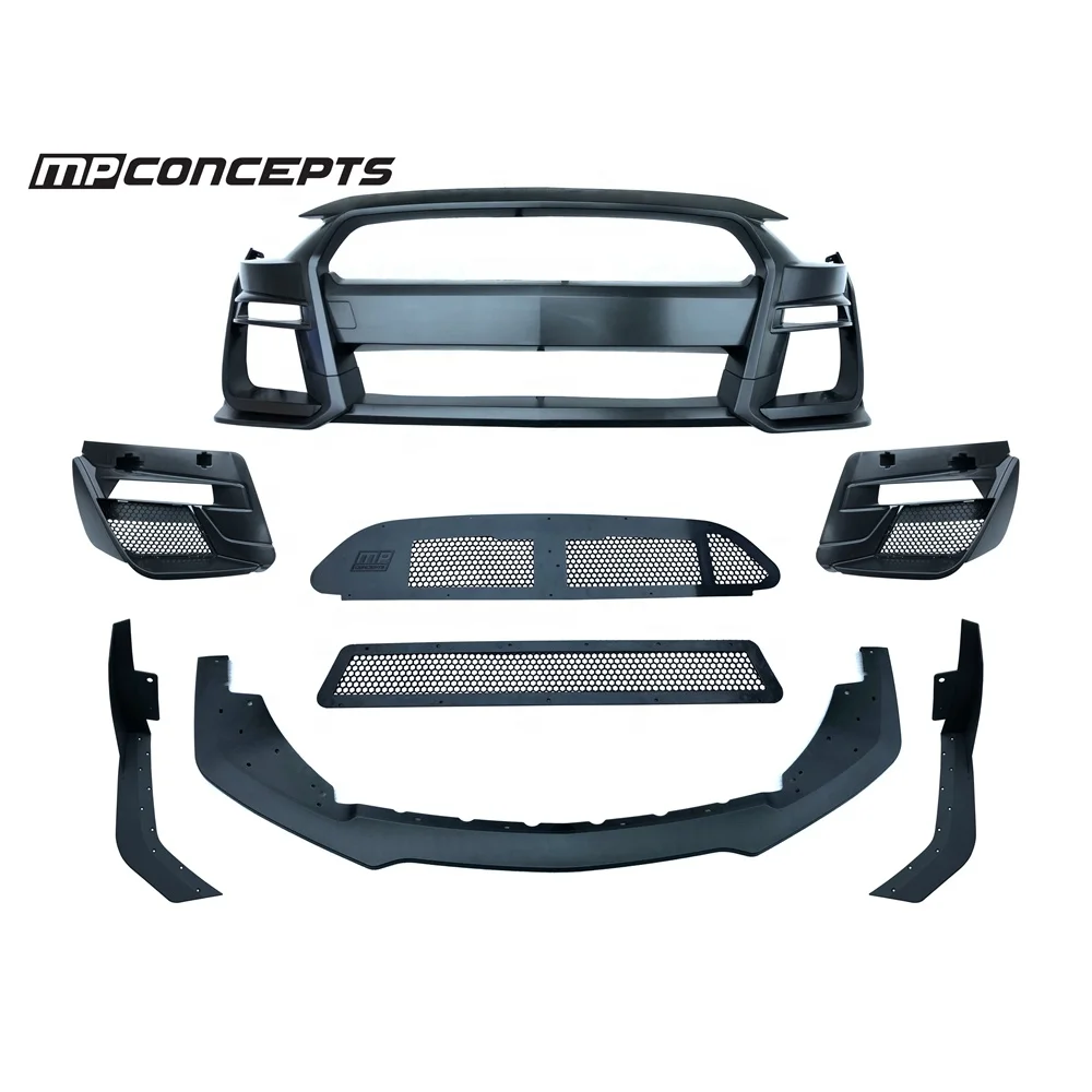 

MP CONCEPTS GT500 STYLE FULL FRONT BUMPER KIT Cover/ BODY KIT FIT FOR MUSTANG 2018-2022 Mustang