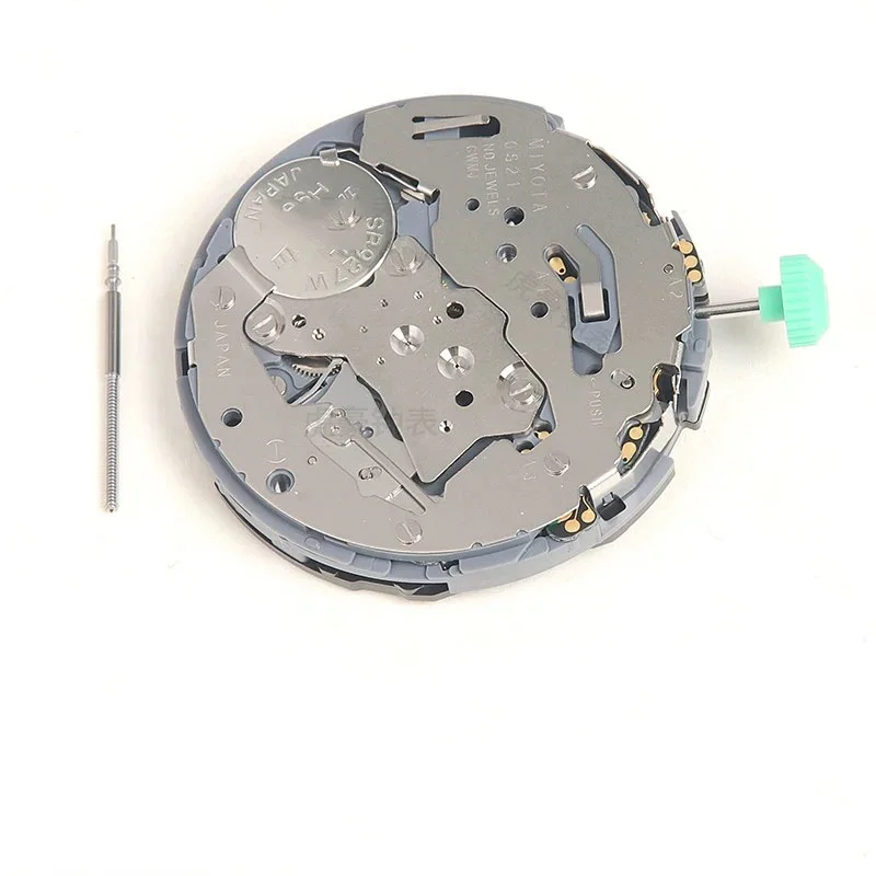 Новинка, кварцевый механизм MIYOTA OS21, календарь 3-9 секунд, шесть часов