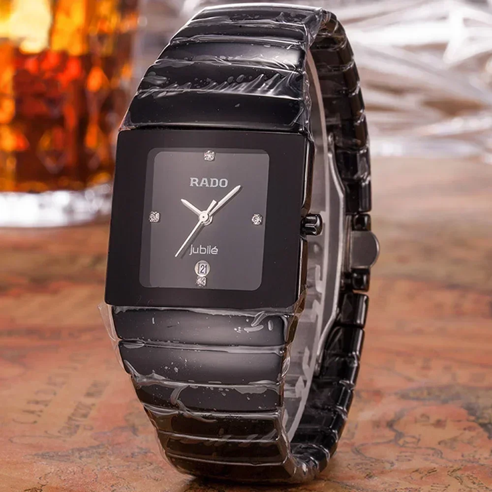 Hot Rado Classic Style Original Watches For Mens Ladies Ceramic 39MM Dial Fashion Simple High Quality Sport Quartz AAA Clocks view 4