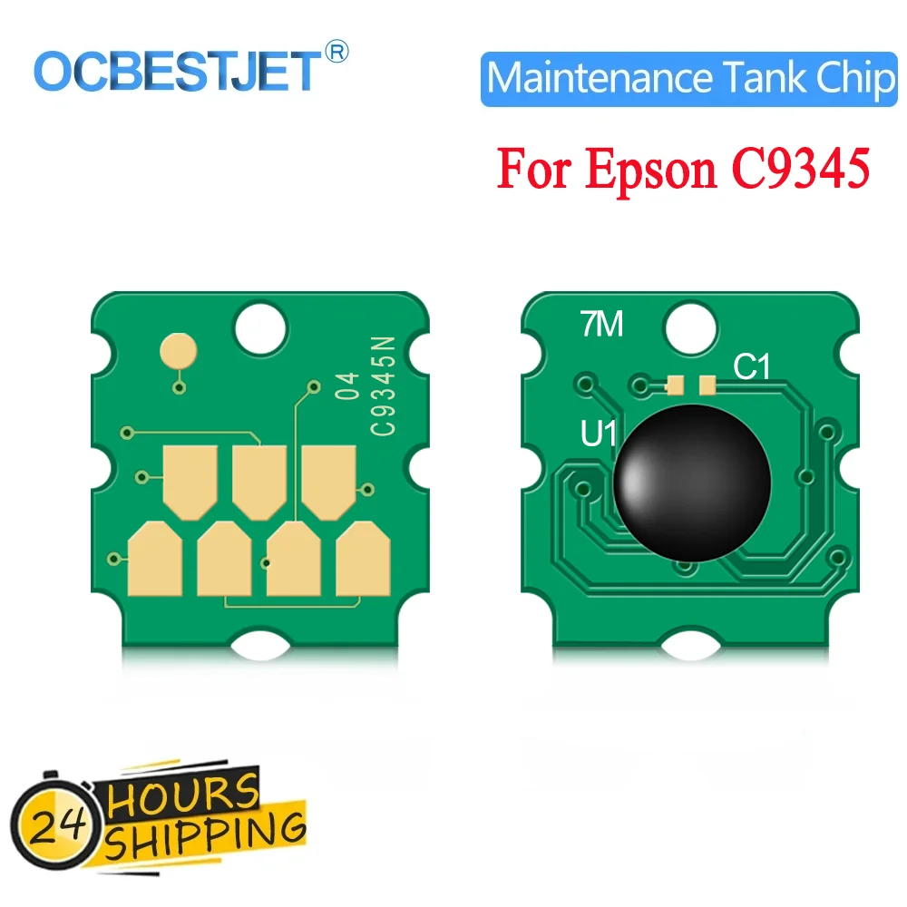 C9345 C12C934591 Compatible Maintenance Tank Chip For Epson  ET-5800 ET-5850 ET-16000 L15150 WF-7820 WF-7840 Wf-7845 Printer