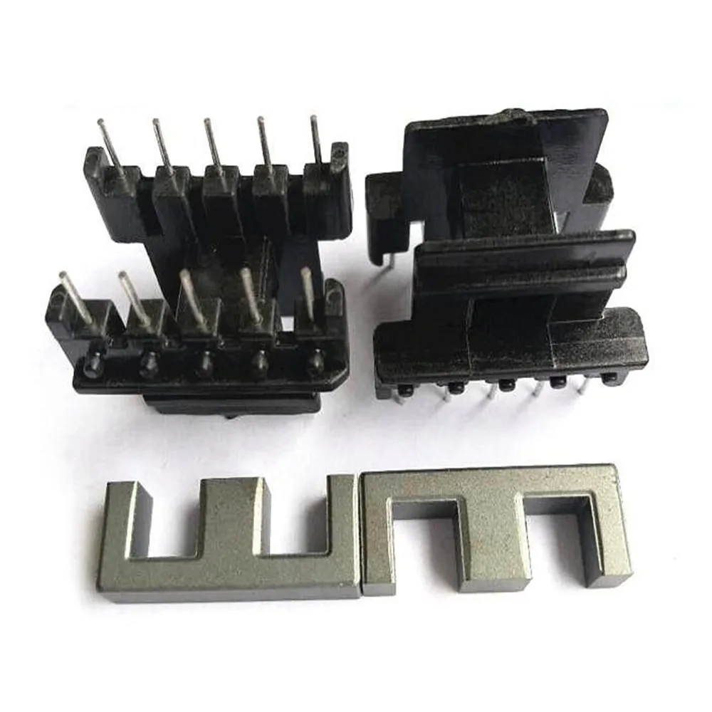 

high frequency transformer EE25 ferrite core PC44 and bobbin horizational 5+5pins 10set/lot free shipping