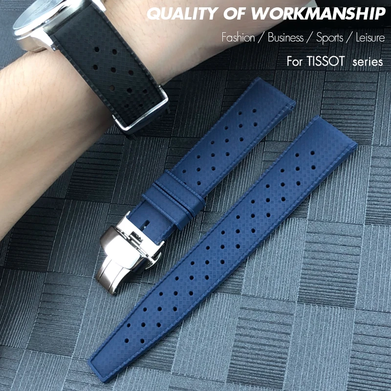 19mm 20mm 21mm 22mm 18mm Rubber Watchband for Tissot Tudor Certina Seiko SKX Samsung ORIS Colorful Diving Silicone Watch Strap