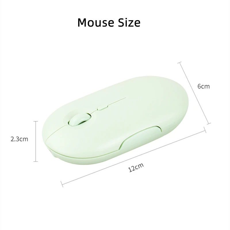 Rechargeable Wireless Mouse Bluetooth 2.4G USB Mouse Ultra-thin Silent Gaming Mice For iPad Macbook Tablet Computer Laptop PC