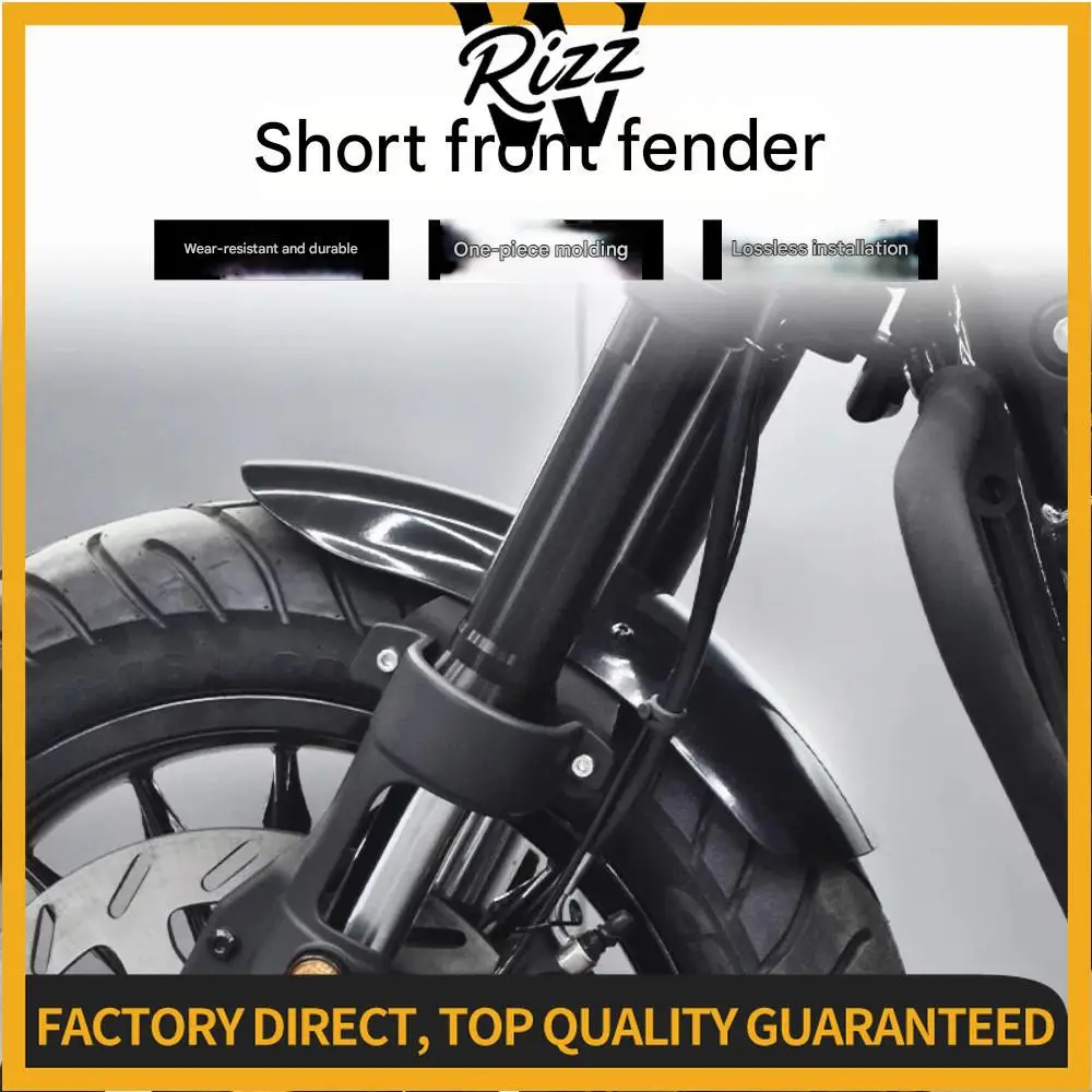 【Factory Direct】Motorbike Short Stainless Steel Front Mudguard Fit BENDA Jinjila 300 Jinjila 500
