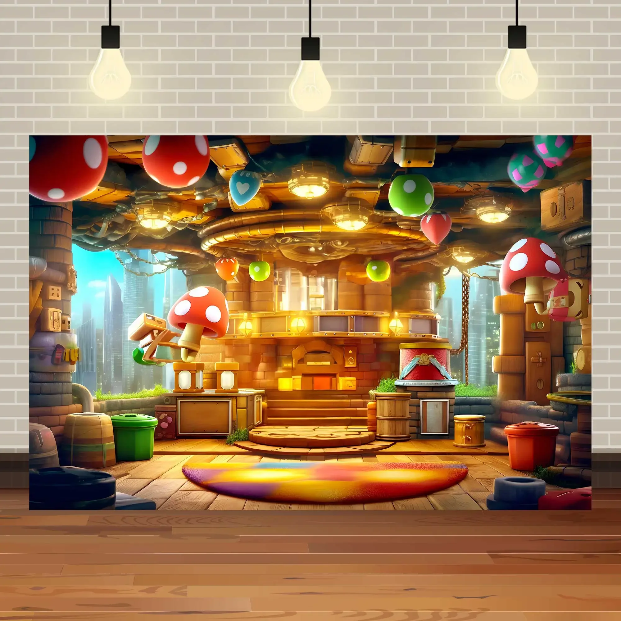 NeoBack Super Brother фото фоны детские игры мультфильм фотографии фон для Super Bros украшения для дня рождения