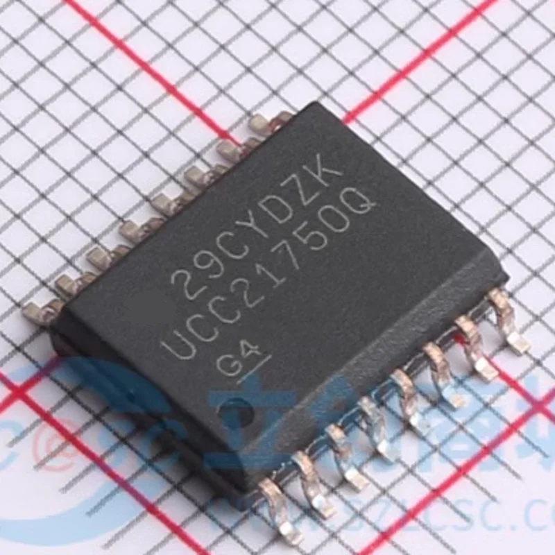 Isolators UCC21750QDWRQ1 Isolators - Gate Drivers 10A Gate Driver Capacitive Coupling 5700Vrms 1 Channel 16-SOIC