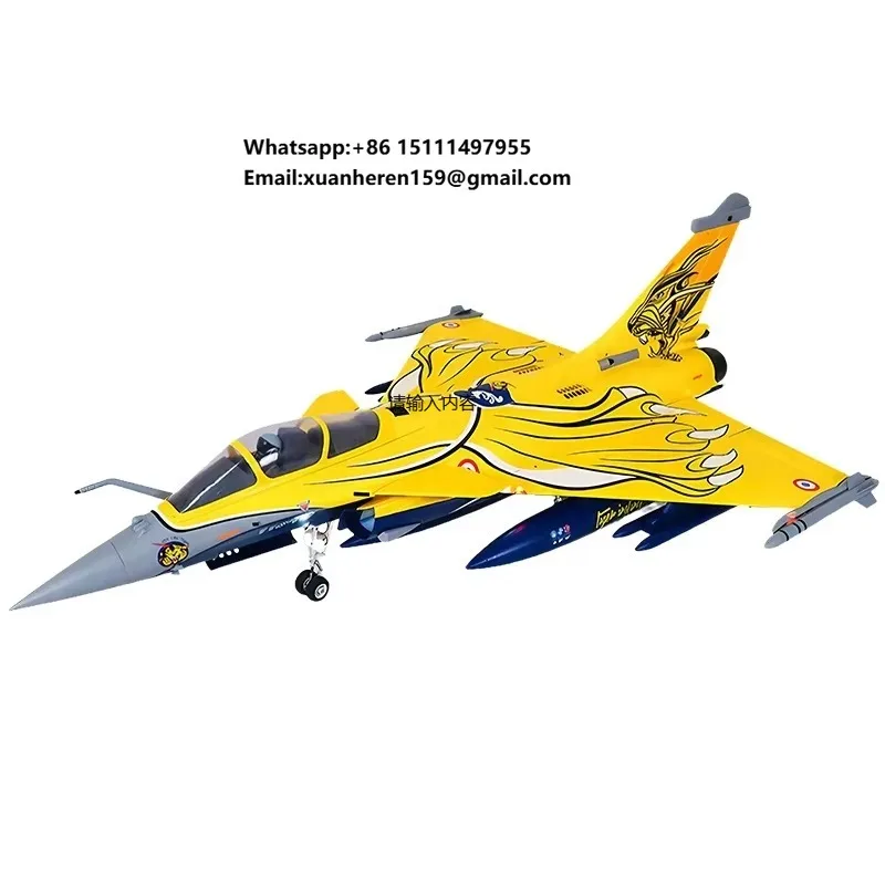 

FMS 80mm EDF Rafale PNPJet Fighter Remote Control Model FMS131P Assembly Fixed Wing Aircraft PNP RC Airplane for Alduts