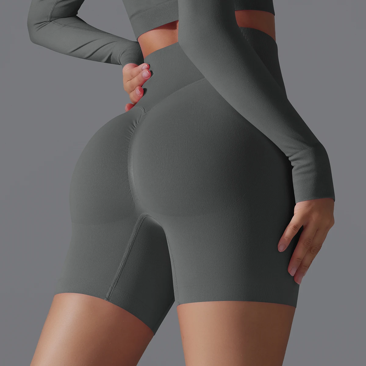 Women Shorts Seamless Yoga Sports Shorts For Women Cycling Jogging Fitness High Waist Push Up Gym Shorts Leggings Yoga Clothing