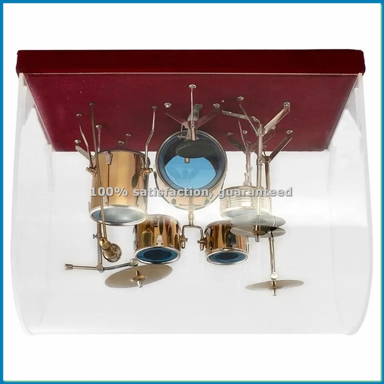 

Miniature Jazz Drum Kit Model Mini Drum Cymbal Musical Instrument Model-A13G