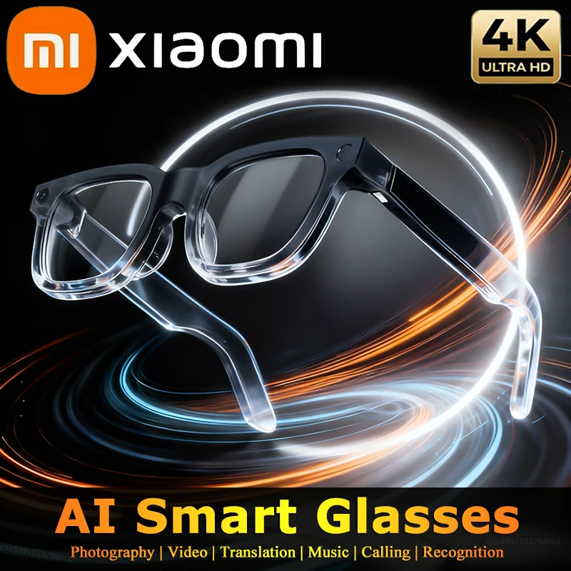 Xiaomi Occhiali touch elettrochromatici HD Foto Video Identificazione OpenAI Registrazione Chiamate Bluetooth Musica Occhiali multifunzione