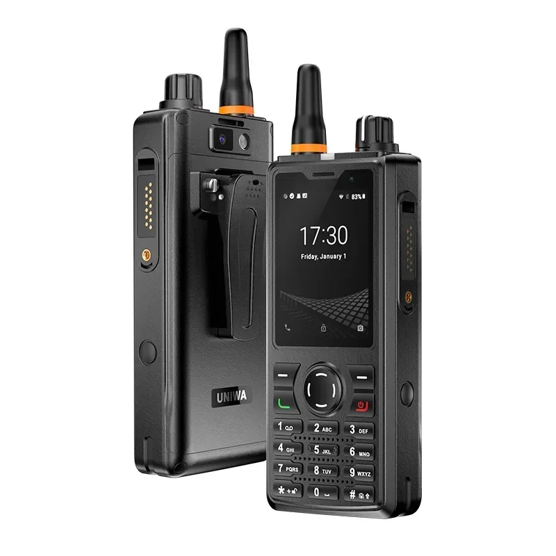 UNIWA F41 4G POC Walkie Talkie Zello Telefone robusto 2.4 "Tela sensível ao toque 1GB + 8GB Smartphone à prova d'água Android 8.1 4600mAh NFC