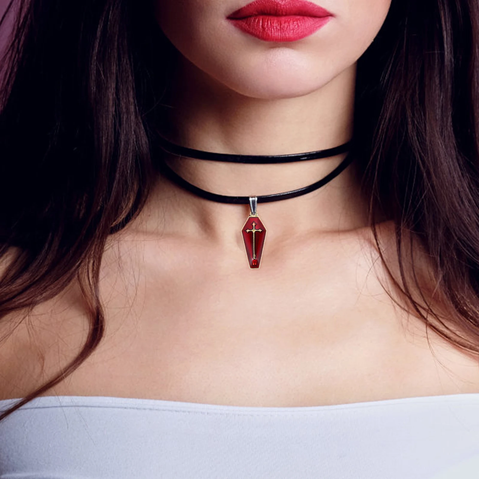 

20pcs Alloy Pendant Jewelry Decorative Cross Shape Necklace Charms Halloween Elements DIY Earring Keychain Bracelet Gifts Safe