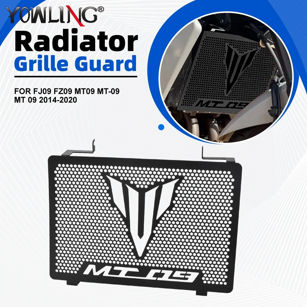 

Motorcycle Accessories Radiator Grille Guard Cover Protector FOR YAMAHA MT09 MT-09 2014-2015-2016-2017-2018-2019-2020 FJ09 FZ09