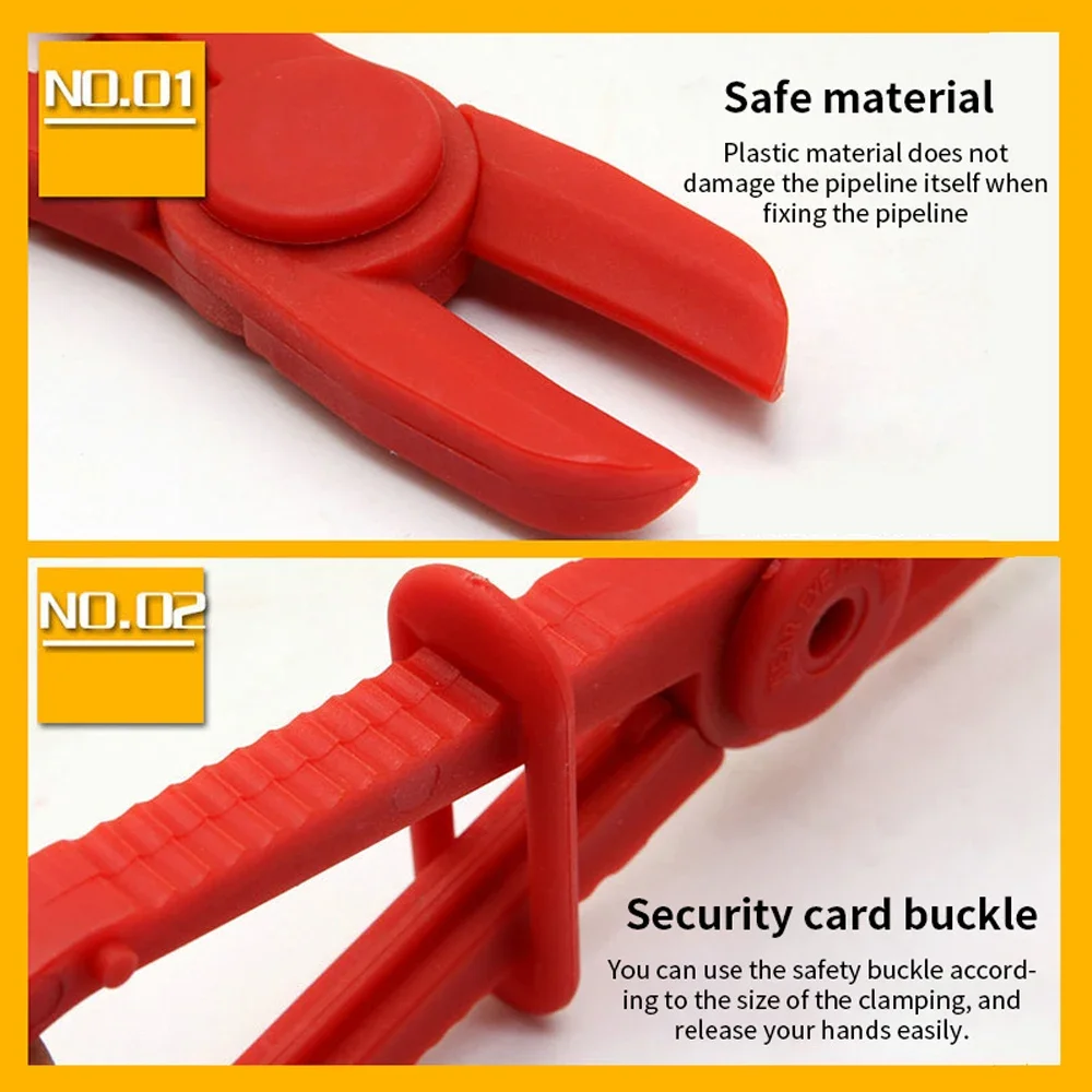 3Pcs/Set Nylon Hose Clamp Tool Set Brake Fuel Water Line Clamp Plier Hands Free Tool Car Repair Tools Hose Pliers