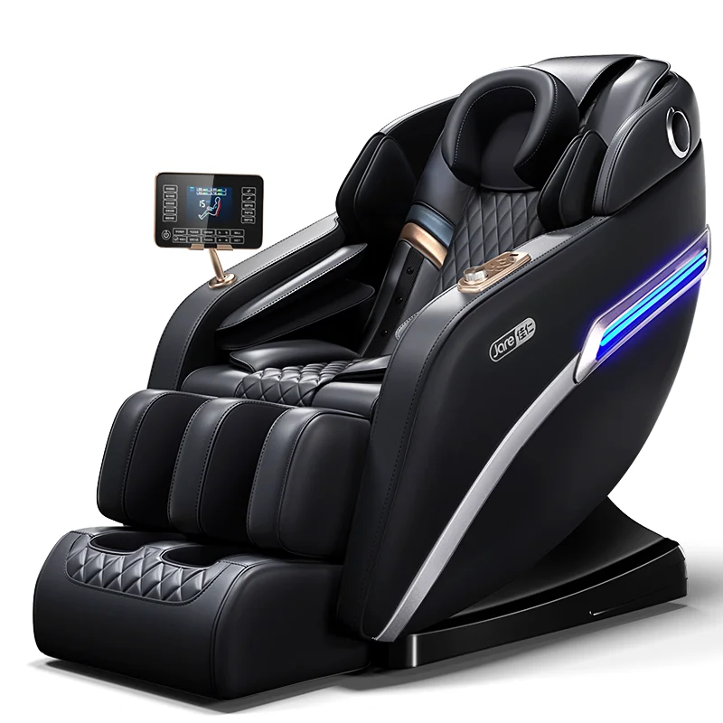 JARE M9 Full Body 4d Zero Gravity Electric Price Leather Parts Luxury Heating Massage Chair Jade Massage Head Touch screen