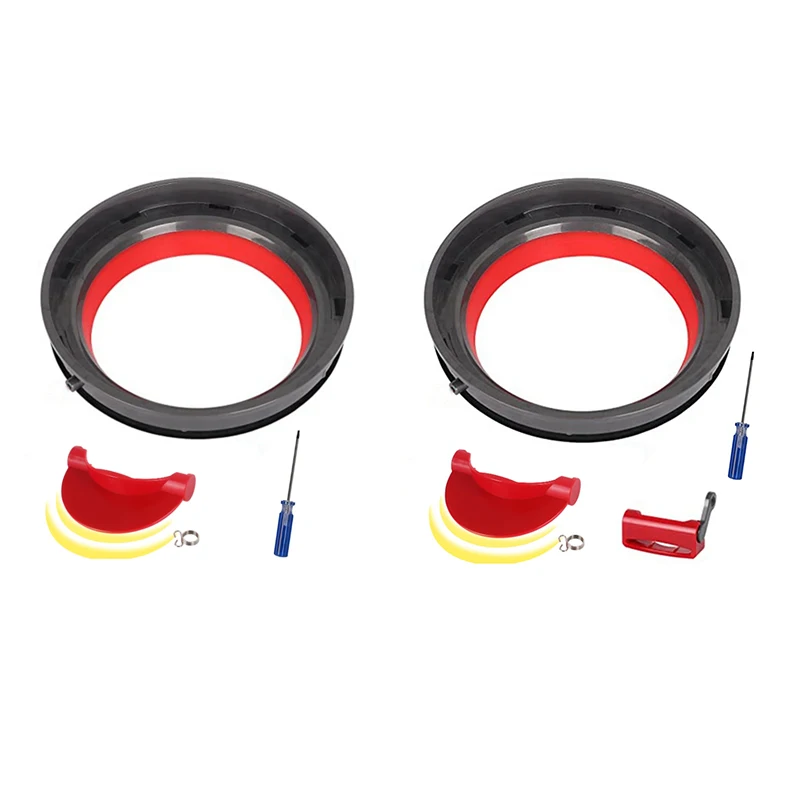 For Dyson V11 V15 SV14 SV15 SV22 Vacuum Dust Bin Bucket Top Fixed Sealing Ring+Dust Bin Trigger Switch Parts