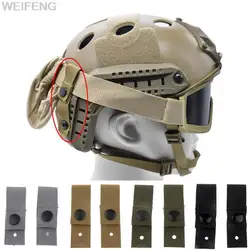 2PCS/SET Tactical Universal Helmet Goggle Retention Straps Fixing Band Army Nylon MICH M88 ACH Helmet Goggle Straps Replacement