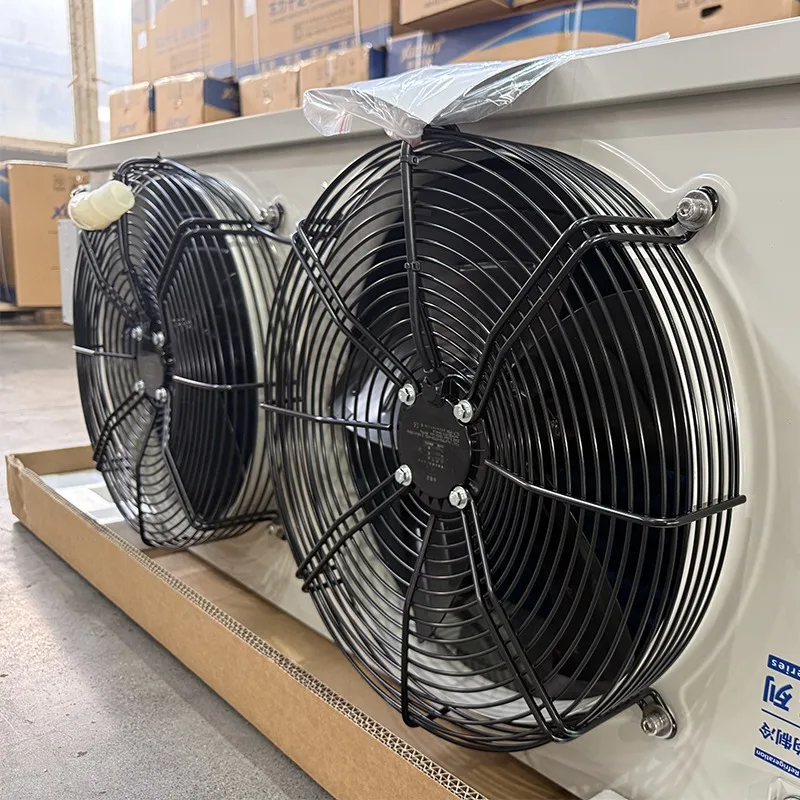 

Supplier Industrial Evaporative Air Cooler Copper Tube Aluminum Fin Electric Defrost Cooling System