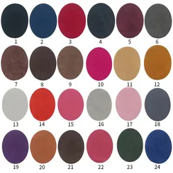 Oval Patches For Down Jacket Clothes DIY Repairs Pure Color Washable Apparel Fabric Thermoadhesive Iron On Or Sewing Patches