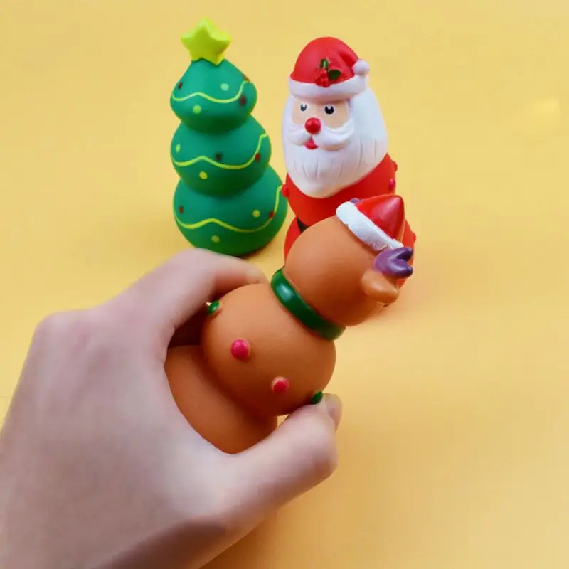 Pet Toys Christmas Tree Elk Deer Santa Claus Bite Resistant Grinding Teeth Cleaning Teeth Dog Toys Vocalization Dog Accessories