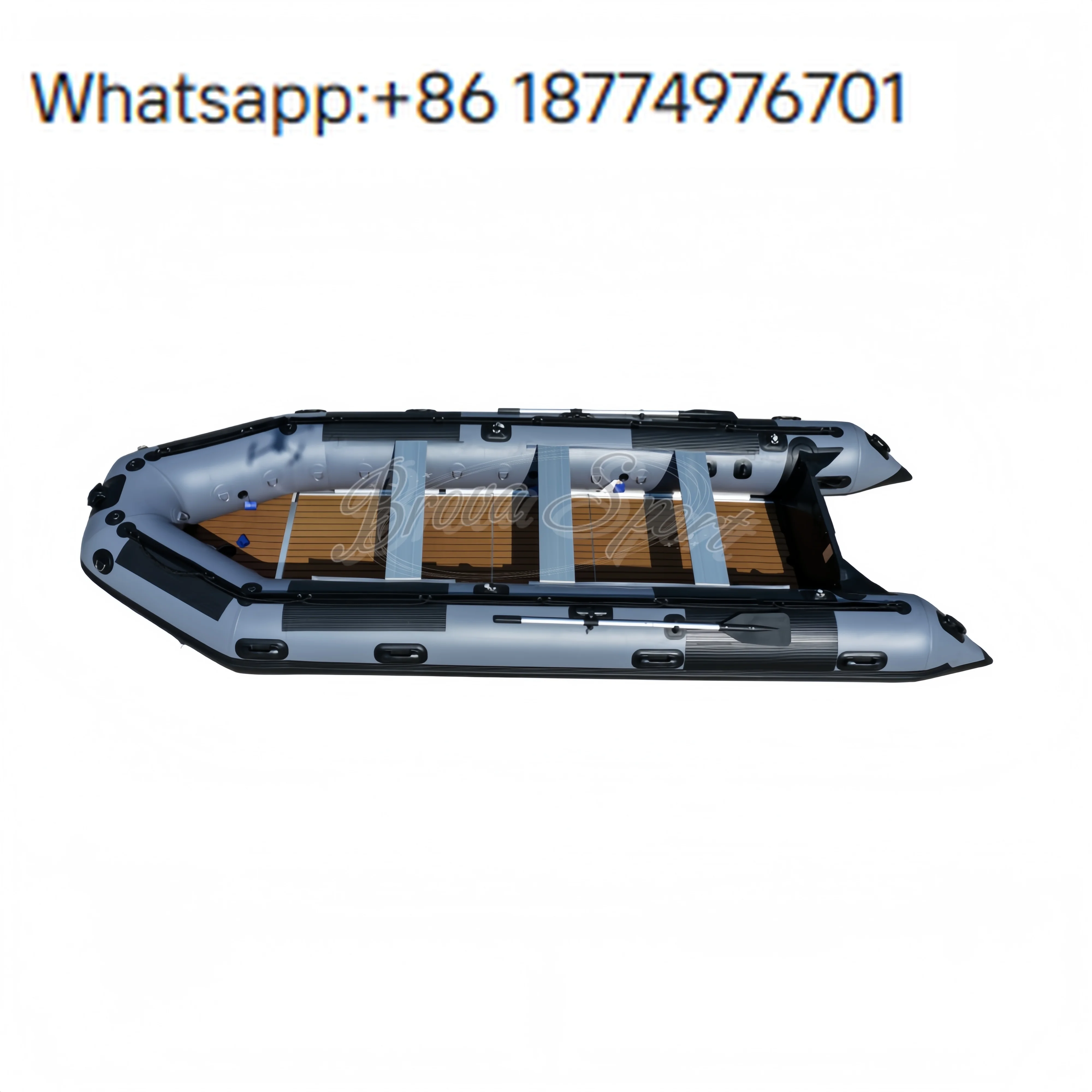 

Надувная лодка профессионального класса премиум-класса 530 см для опытных рыболовов, темно-серая, сертифицирована CE, высокая производительность