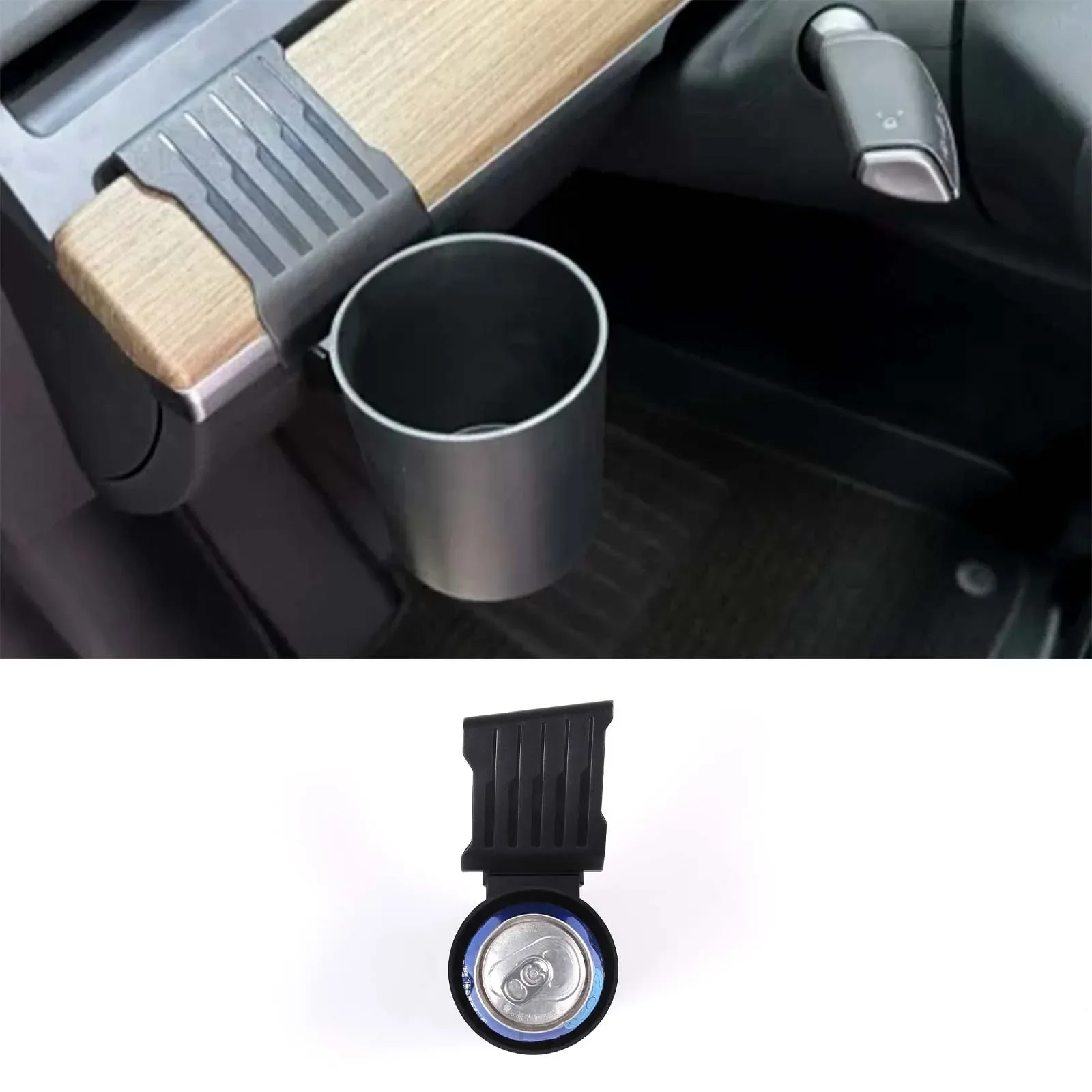 

For Tesla Model 3/Y 2016-2022 Dashboard Water Cup Holder Instrument Panel Organizer Dashboard Left Storage Box Accessories