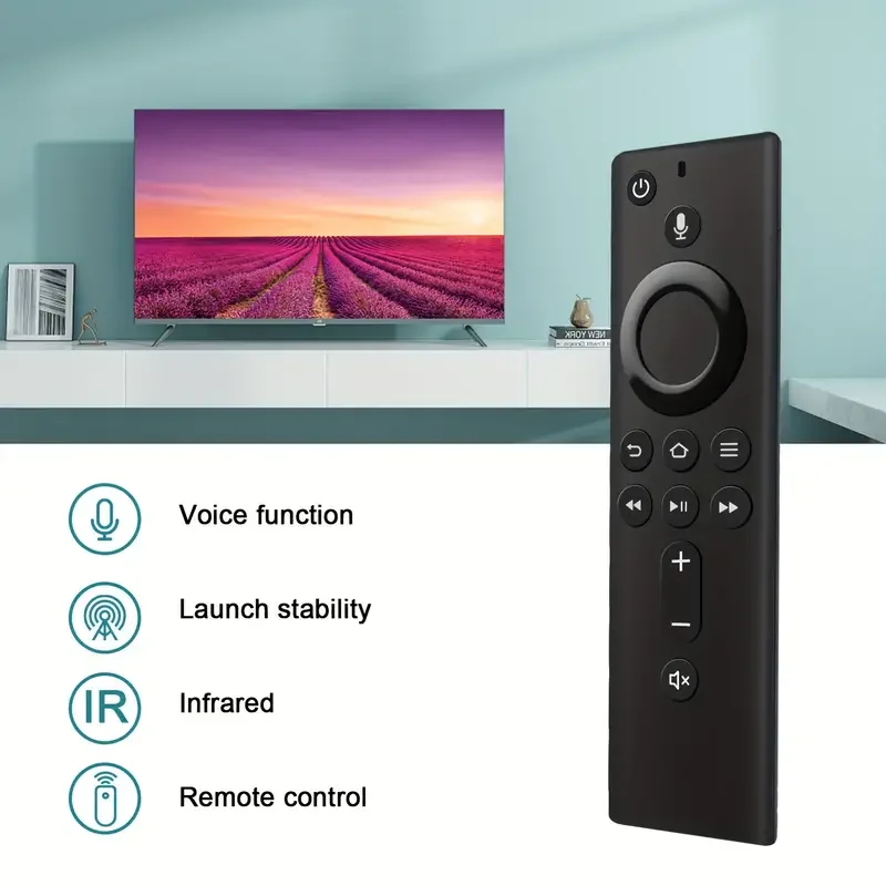 Replacement Voice Remote Control (2nd GEN) L5B83H with Power and Volume Control Fit for 2nd Gen Fire TV Cube and Fire TV Stick