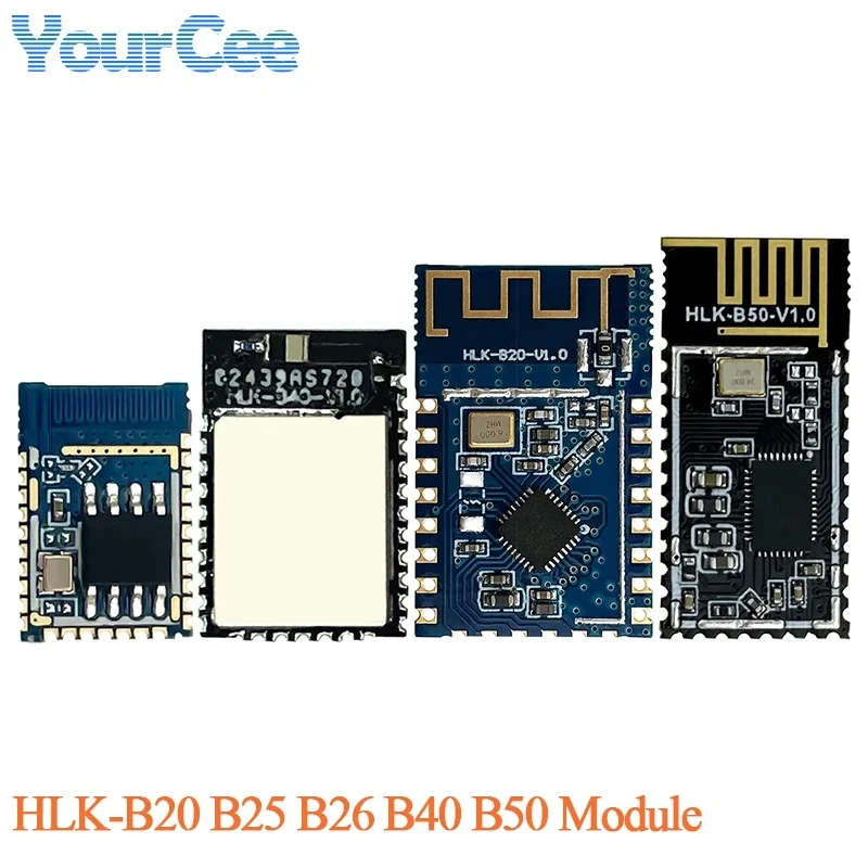 10pcs/1pc HLK-B40 B20 B25 B26 B50 Master-slave Wifi Wireless Serial Port Transparent Transmission Module B40 BLE5.1 BLE5.0