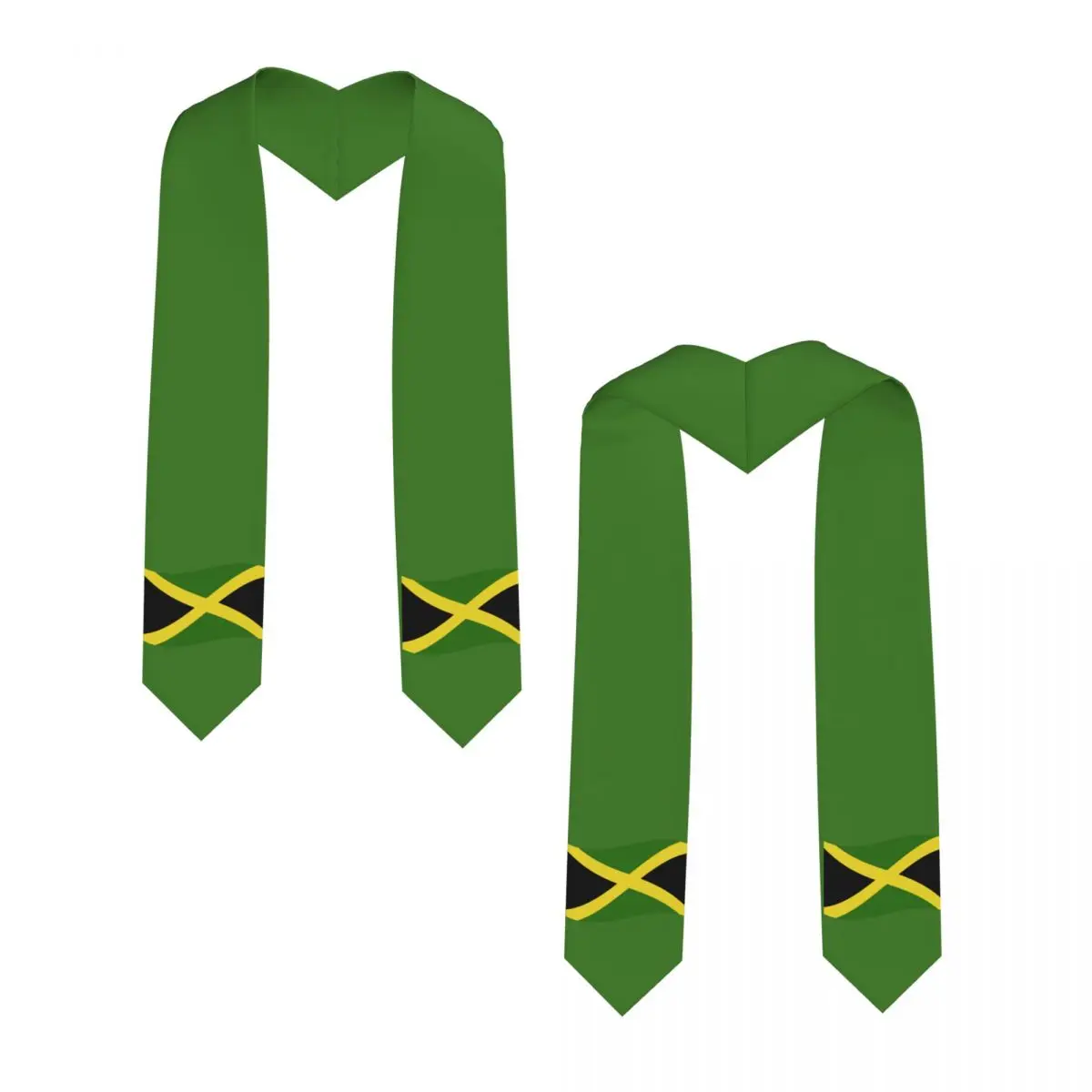 Flag Of Jamaica Unisex Adult Graduation Stole Shawl for Academic Commencements Celebration Uniform