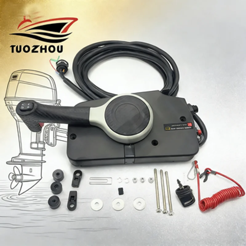 Outboard engine throttle For Suzuki Side  Mount 8Pins Outboard Remote control box 67200-99e56