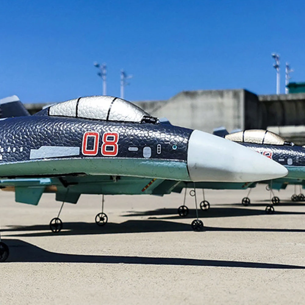 Upgraded Brushless Motor SU-35 Fighter QF009 375mm Wingspan 3D/6G Switchable 6-Axis Gyro 2.4G 4CH EPP RC Airplane Aircraft Fixed