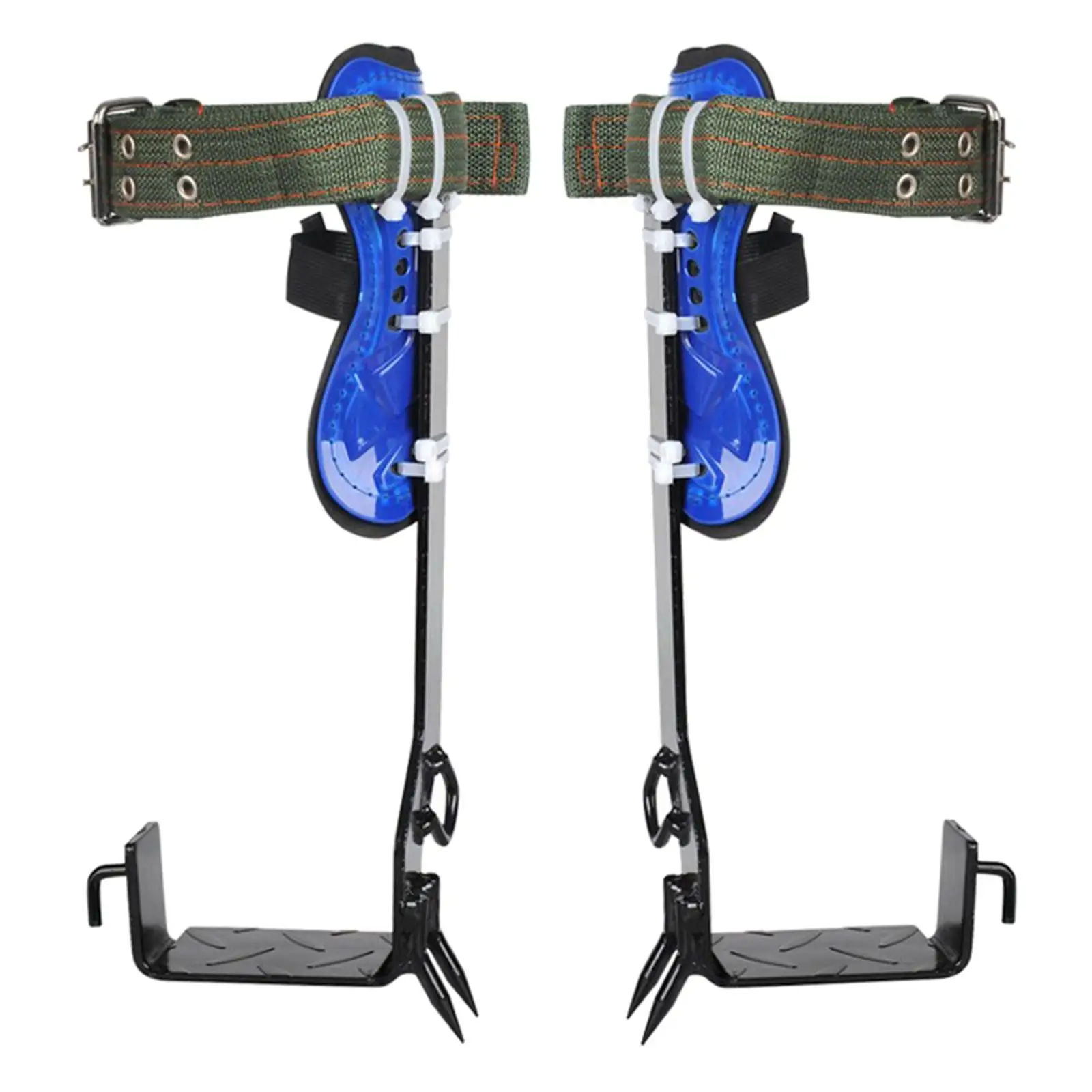 Steel Tree Climbing Spurs with Nylon Safety Belt for Mountaineering Hunting and Garden Fruit Picking Gear Kit