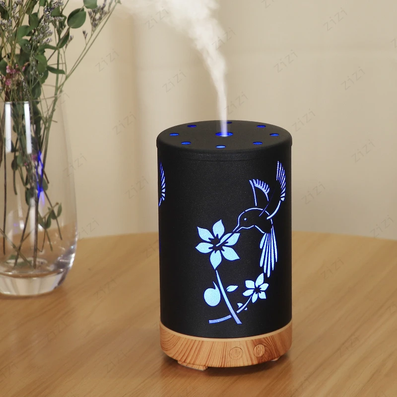 Iron Art Hummingbird Atomization Humidification Aromatherapy Machine USB Home Desktop Aromatherapy Machine