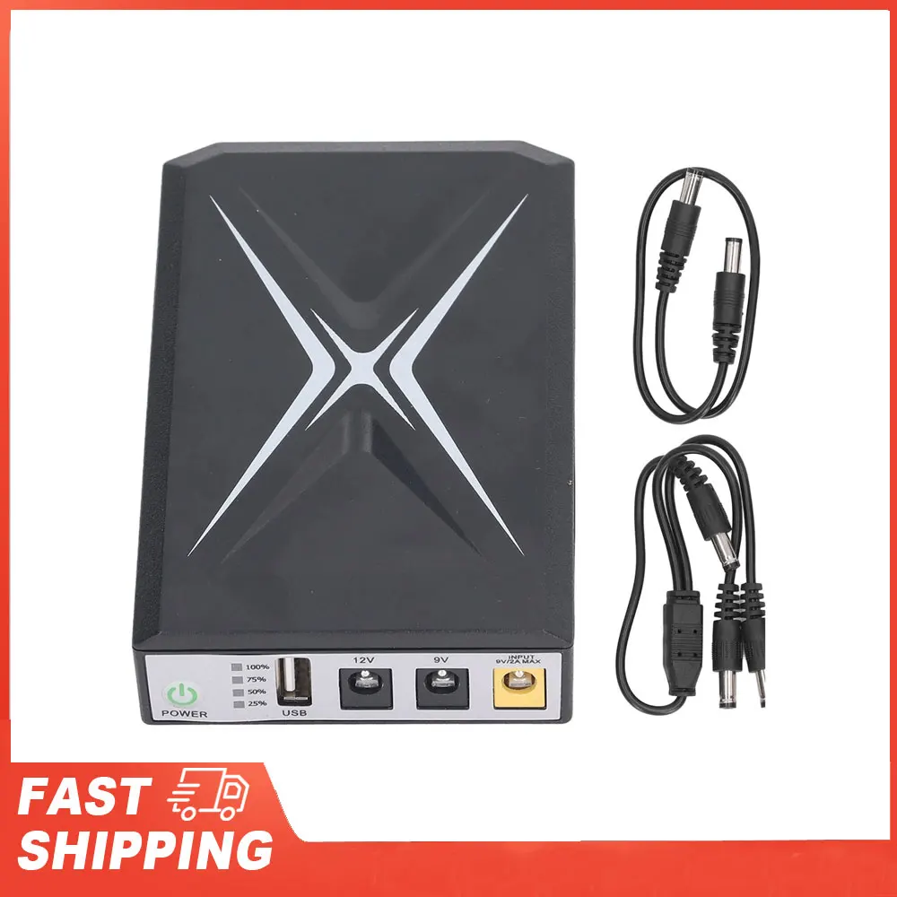 10400mAh UPS Mini UPS Mini UPS Battery Backup 10400mAh Uninterruptible Power Supply for Security Camera Router WiFi Camera UPS