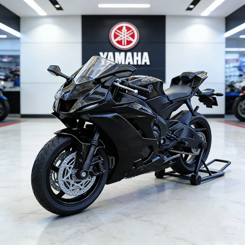 

Модель мотоцикла WELLY 1/12 Yamaha YZF-R6 YZFR6 2020, коллекционная игрушка, внедорожный мотоцикл с амортизатором, игрушечный автомобиль