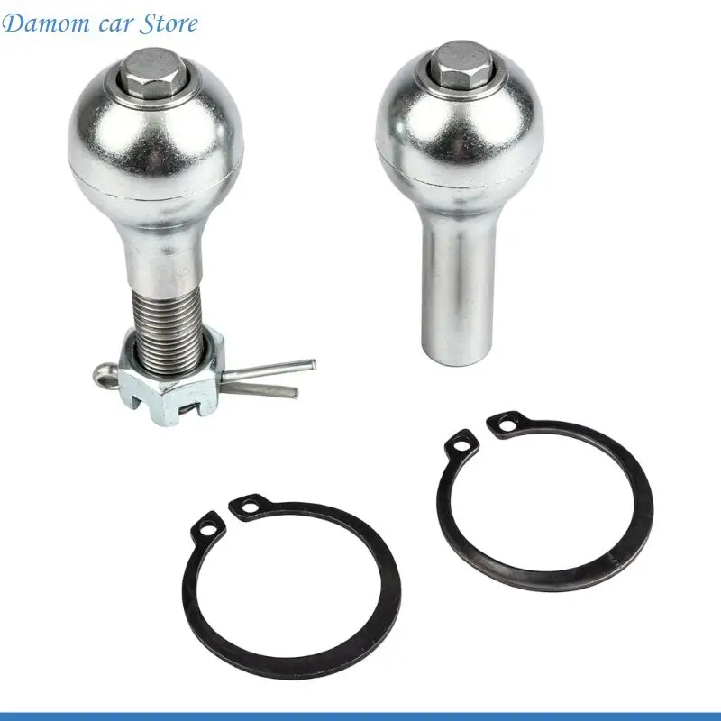 A2UC Utility Vehicle Ball Joint Pair with A-Arm Repair Use, Upper and Lower Suspension Joint Set, Dust Retaining Clips