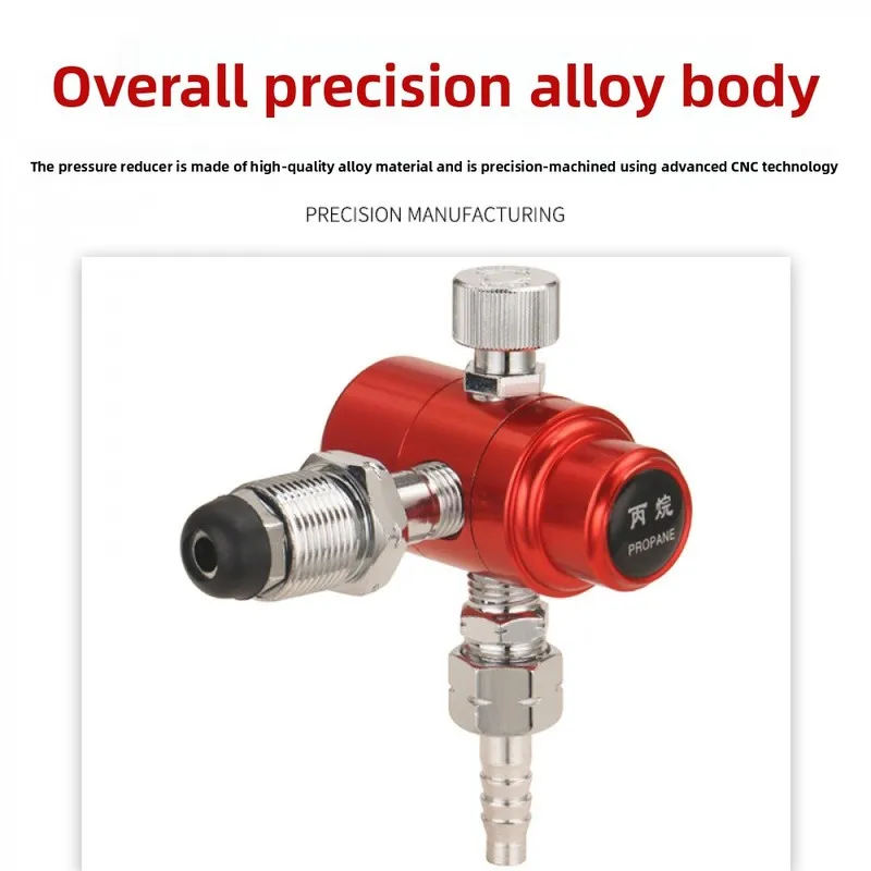 Energy Saving Oxygen Acetylene Propane Gas Regulator, Anti-fall Explosion-proof Pressure Reducer Gauge, Welding Cutting Gas Pres