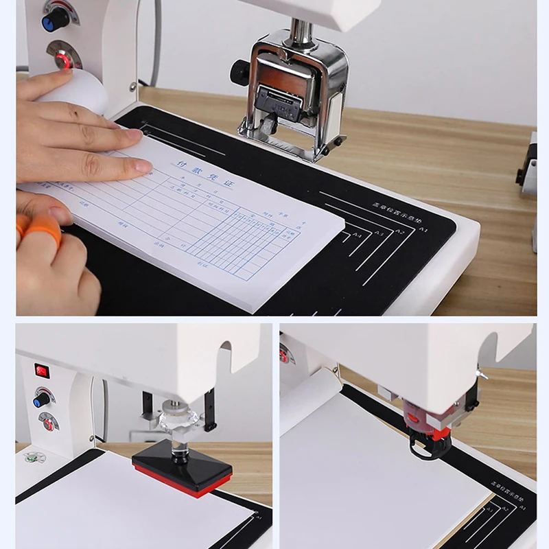 U-GZ350 Fully Automatic Stamping Machine Desktop Intelligent Financial Electric Stamping Machine