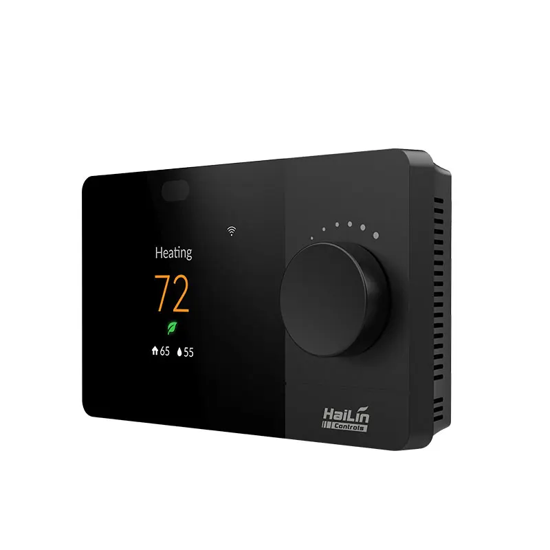 

Программируемый термостат Tuya Wi-Fi 5 + 1 день с TFT ЖК-дисплеем, термостат с тепловым насосом, черный, работает с приложением Smart Life