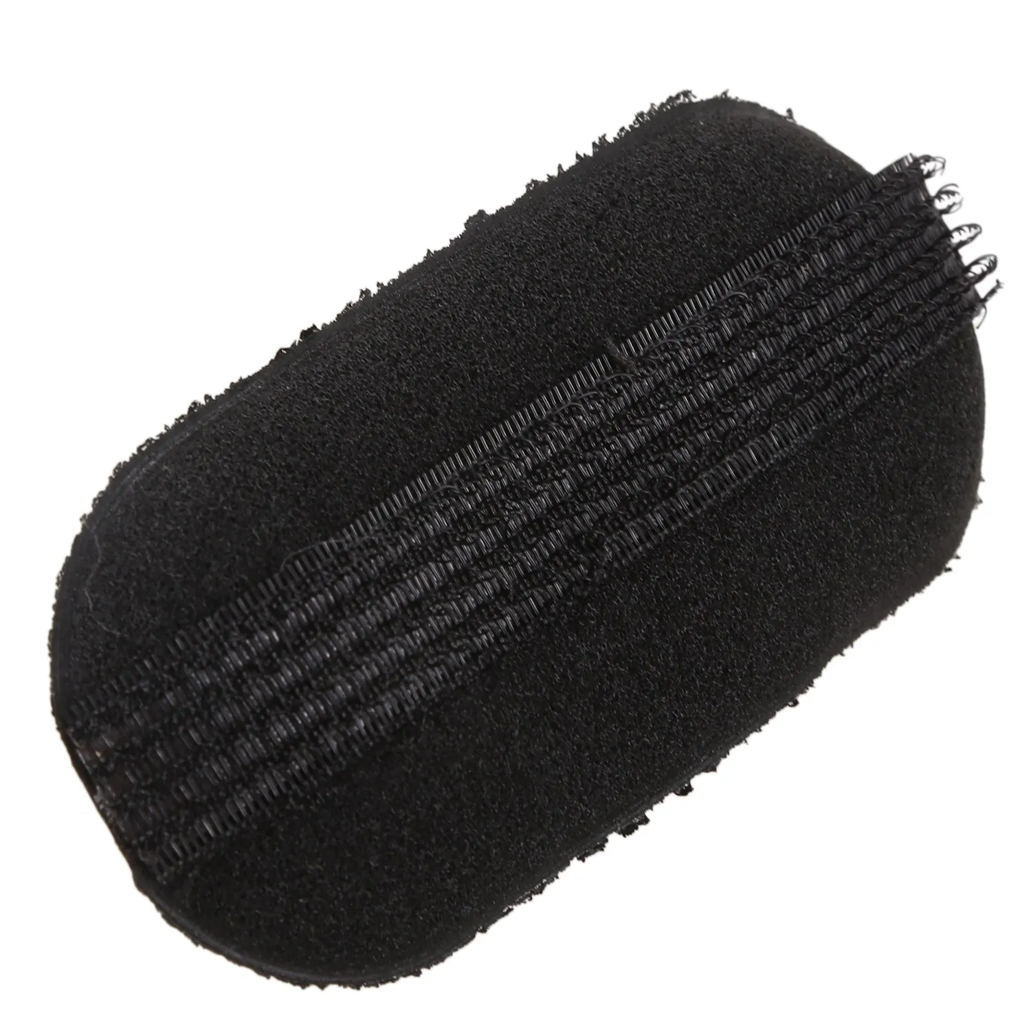 2 Pcs Black Sponge Hair Clip Volume Bumpit Padding Bun Updo
