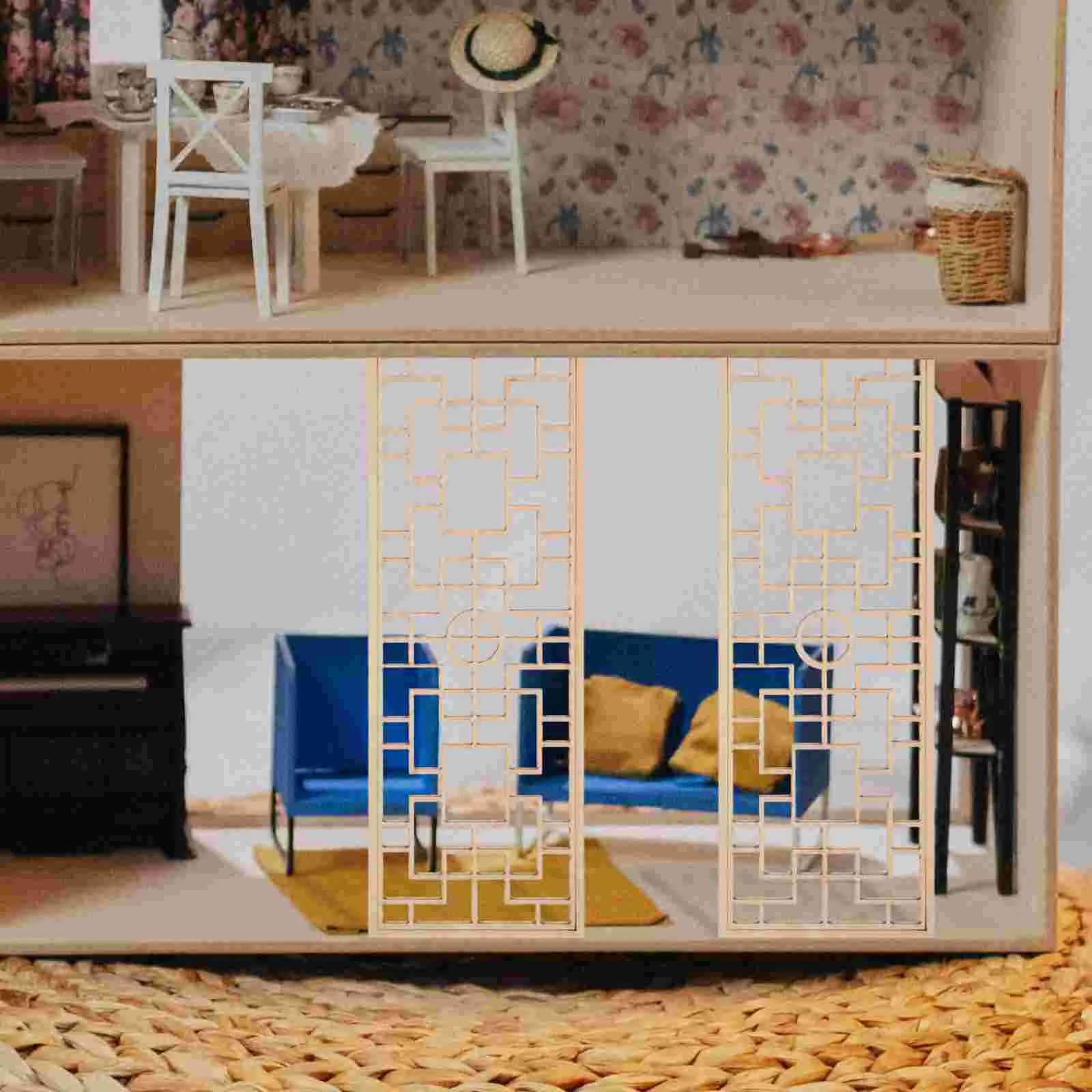 

5Pcs Mini Screen Model Realistic Decorative Props for Sand Table House Accessories Lightweight Easy to Store Carry