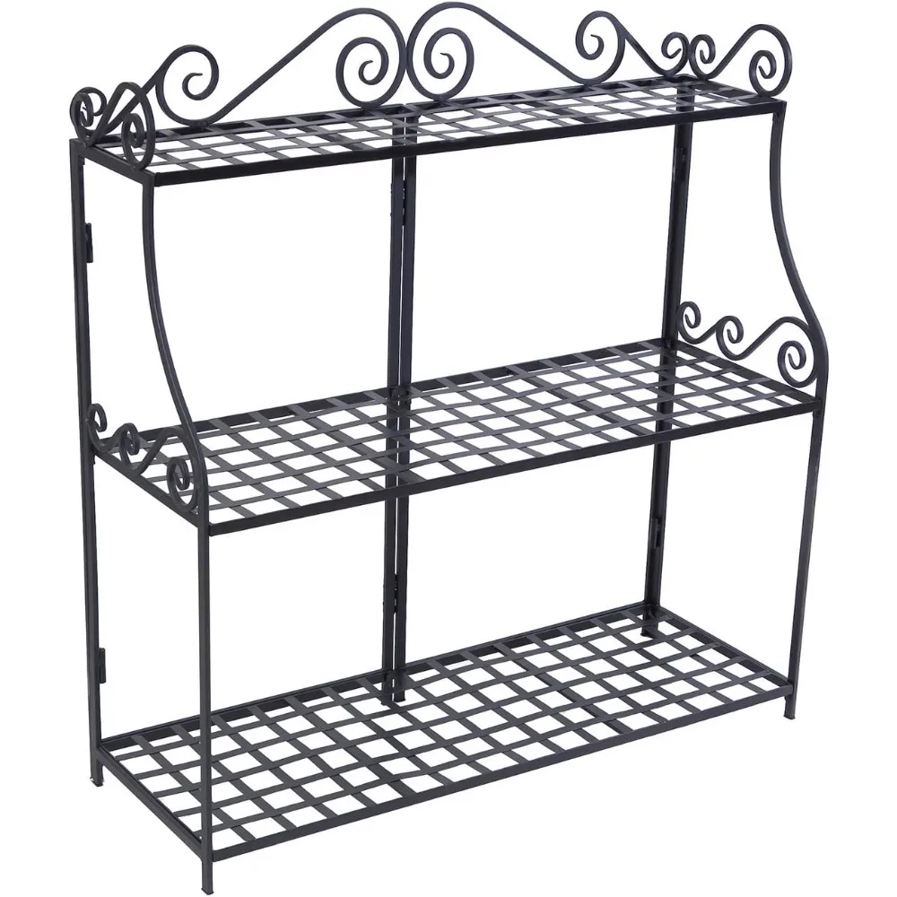

Products Forged 3-Tier Plant Stand, Black