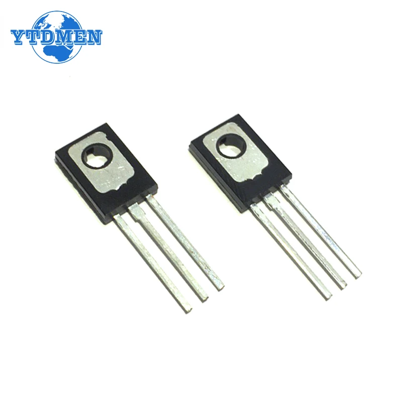 50pcs/set Transistor BD139 BD140 Each 25pcs TO-126 NPN PNP 80V 1.5A TO126 Silicon Triode Transistors Assortment Kit