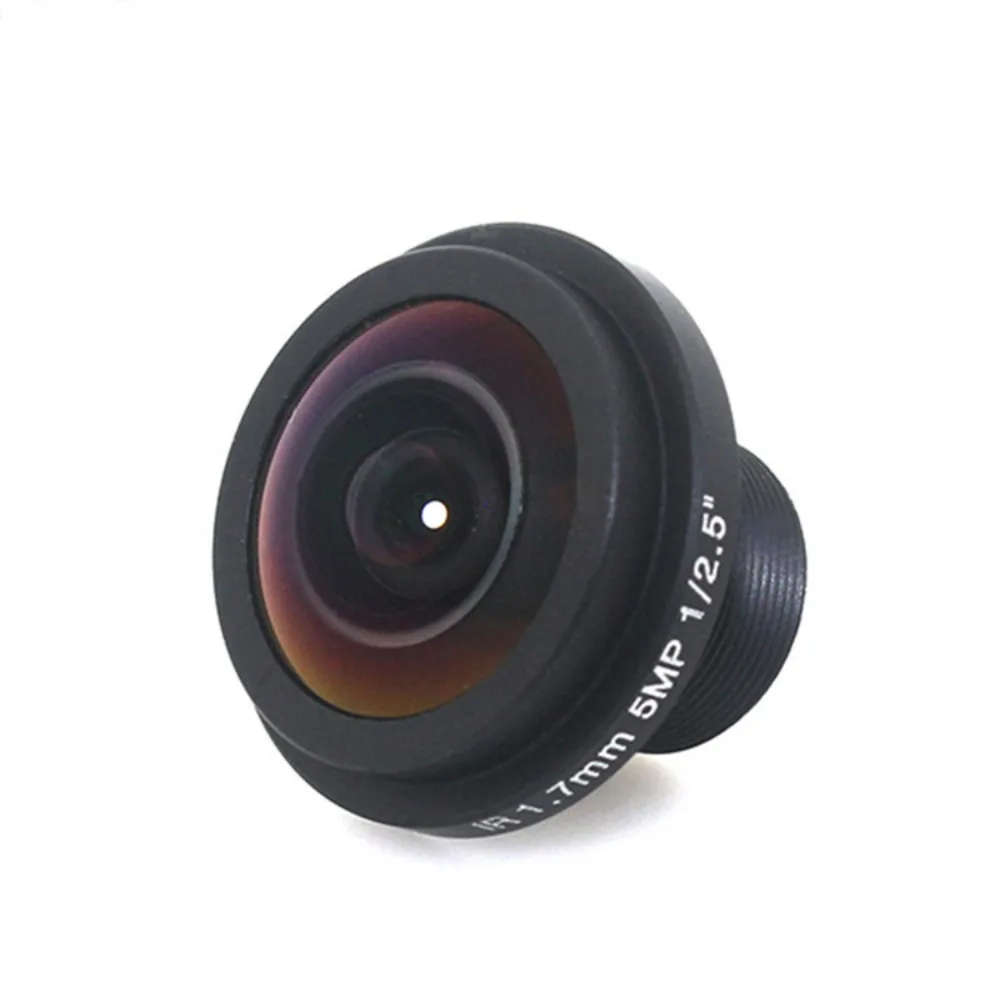 1.7mm Fisheye Lens 5Megapixel for HD CCTV IP Camera M12 Mount 1/2.5