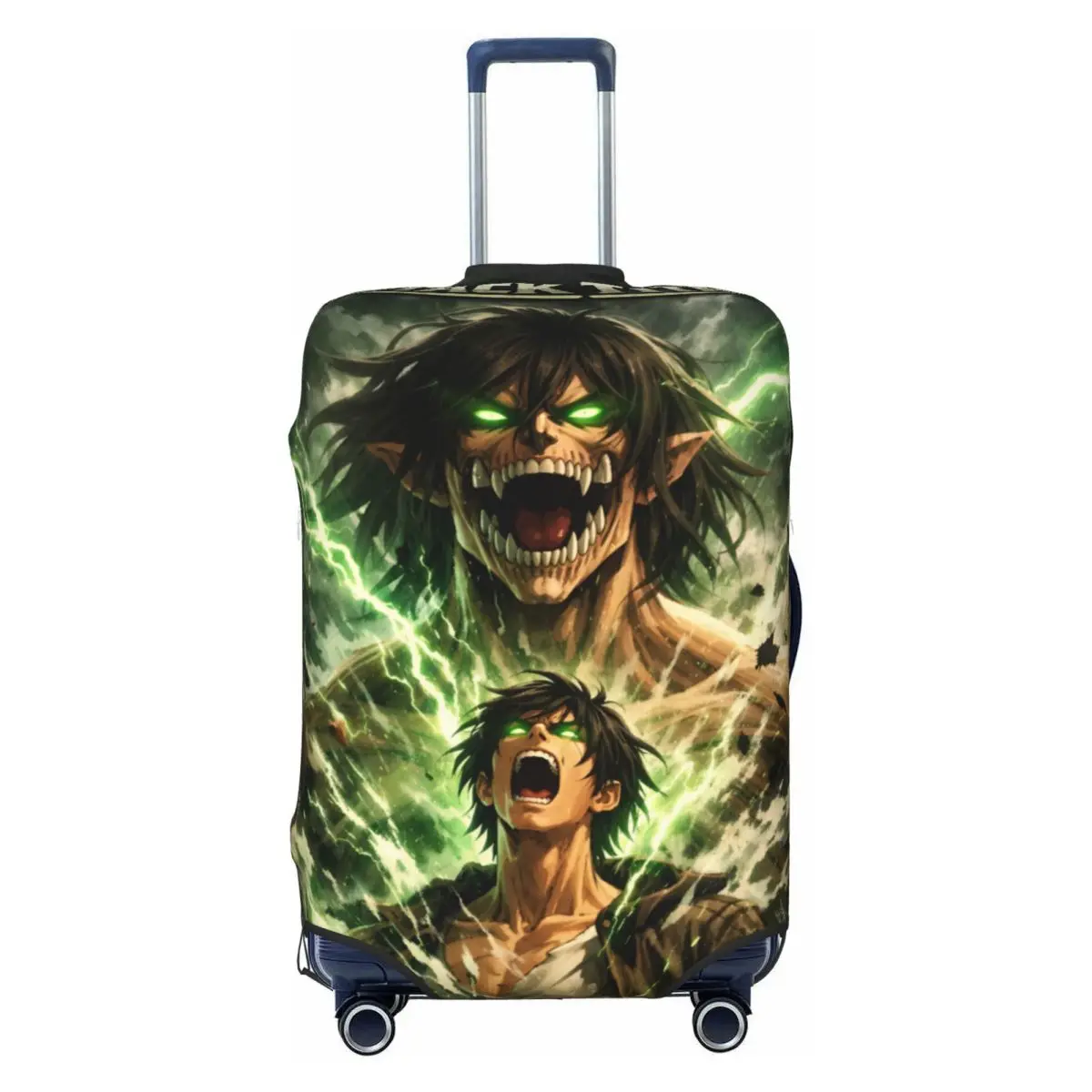 

Custom Fashion Attacks On Titans Luggage Cover Protector Elastic Cool Cartoon Manga Fashionable Travel Suitcase Covers