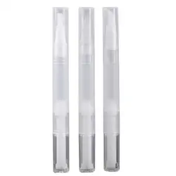 Tool Cuticle Oil Applicator Rotating Repacking Vacuum Pen Transparent Twist Pen Empty Nail Oil Pen Travel Cosmetic Container