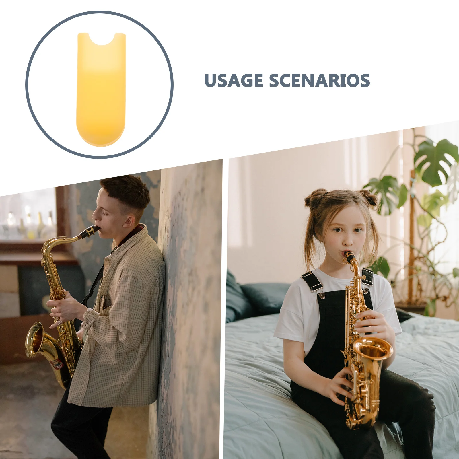 

Saxophone Thumb Rest Attachment Cushion Finger Instruments Accessories for Grip